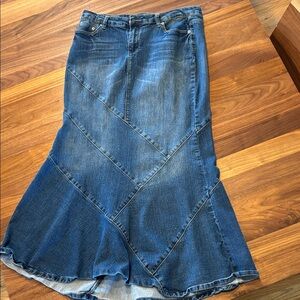 Denim Blue Women's Skirt